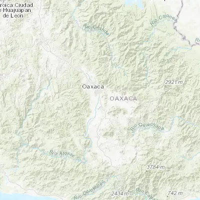 Map showing location of San Bartolo Coyotespec (16.958370, -96.709300)