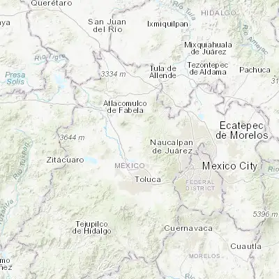 Map showing location of San Bartolo Oxtotitlán (19.619020, -99.613470)