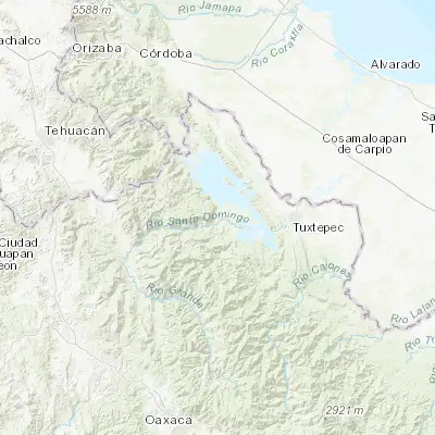 Map showing location of San Felipe Jalapa de Díaz (18.071200, -96.535620)