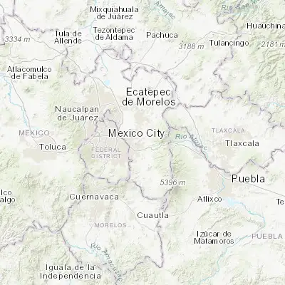Map showing location of San Francisco Acuautla (19.345640, -98.860340)
