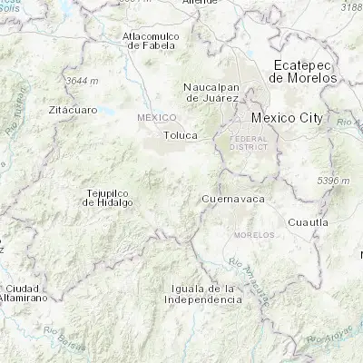 Map showing location of San Francisco Tepexoxica (19.060430, -99.547830)