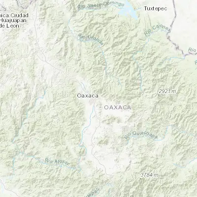 Map showing location of San Francisco Tutla (17.070920, -96.668100)