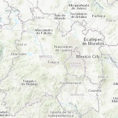 Map showing location of San Francisco Xochicuautla (19.372910, -99.445300)