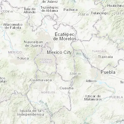 Map showing location of San Gregorio Cuautzingo (19.259620, -98.857420)