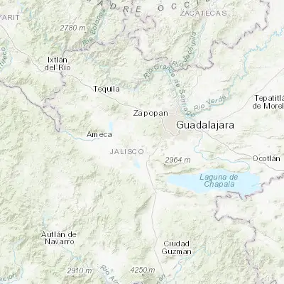 Map showing location of San Isidro Mazatepec (20.522840, -103.612940)