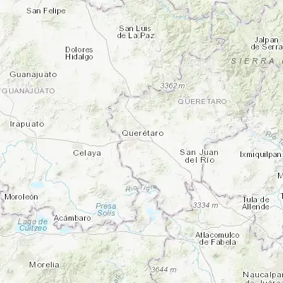 Map showing location of San Isidro Miranda (20.570180, -100.324250)