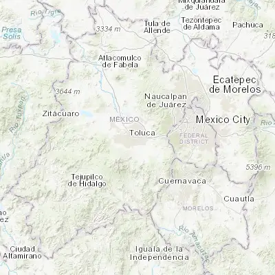 Map showing location of San Jerónimo (19.282790, -99.592900)