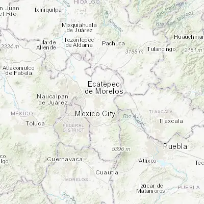 Map showing location of San Joaquín Coapango (19.540430, -98.827390)