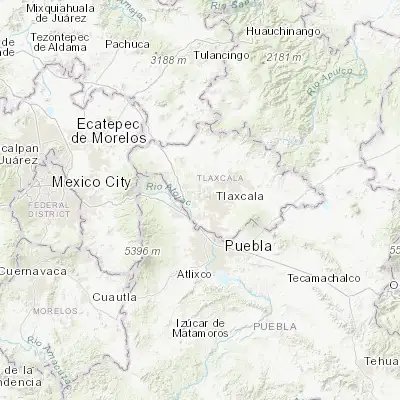 Map showing location of San Jorge Tezoquipan (19.320940, -98.313190)
