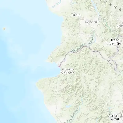 Map showing location of San José del Valle (20.763760, -105.228130)
