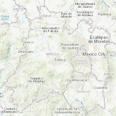 Map showing location of San José Guadalupe Otzacatipan (19.344720, -99.591940)