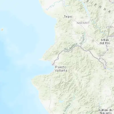 Map showing location of San Juan de Abajo (20.814840, -105.191540)