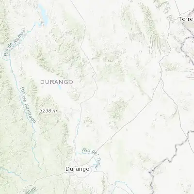 Map showing location of San Juan del Rio del Centauro del Norte (24.778240, -104.458330)