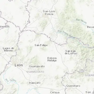 Map showing location of San Juan Pan de Arriba (21.471510, -100.920210)