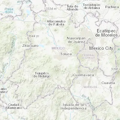 Map showing location of San Juan Tilapa (19.220210, -99.660120)