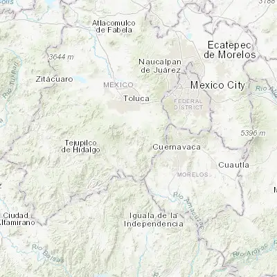 Map showing location of San Juan Xochiaca (19.013490, -99.539380)