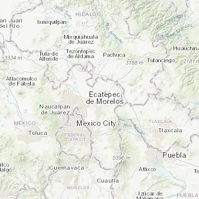 Map showing location of San Lorenzo Tlalmimilolpan (19.667310, -98.872210)