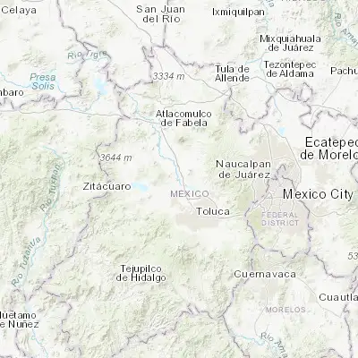 Map showing location of San Lorenzo Toxico (19.509170, -99.762780)