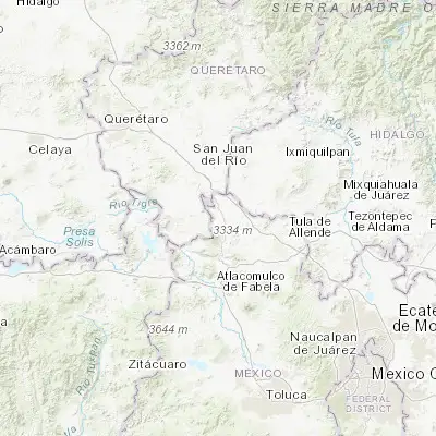 Map showing location of San Lucas Totolmaloya (20.163330, -99.897220)