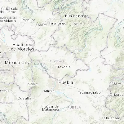 Map showing location of San Luis Apizaquito (19.425240, -98.117090)