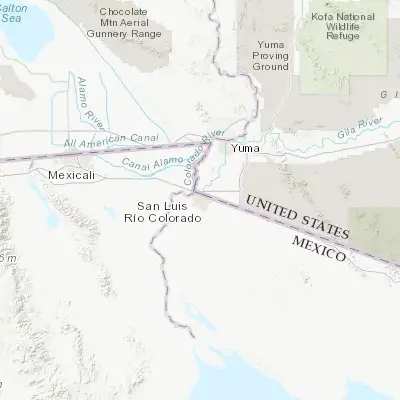 Map showing location of San Luis Río Colorado (32.456120, -114.771860)