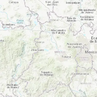 Map showing location of San Marcos de la Loma (19.501120, -99.960410)