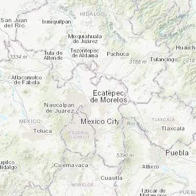 Map showing location of San Marcos Nepantla (19.669300, -98.931980)