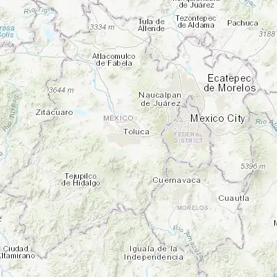 Map showing location of San Mateo Atenco (19.267570, -99.532140)