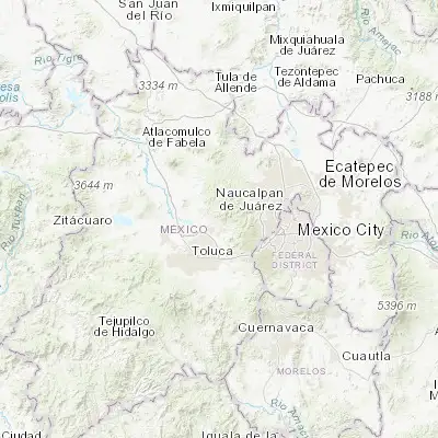Map showing location of San Mateo Capulhuac (19.470280, -99.526110)