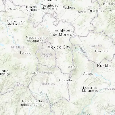 Map showing location of San Mateo Huitzilzingo (19.229060, -98.925040)