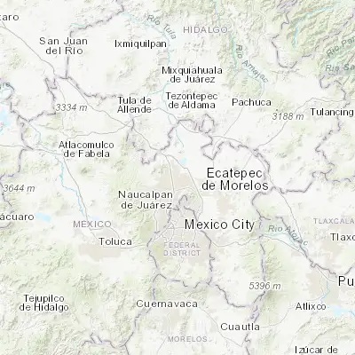 Map showing location of San Mateo Ixtacalco (19.699200, -99.171590)