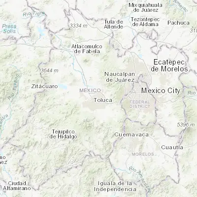 Map showing location of San Mateo Otzacatipan (19.332730, -99.603450)