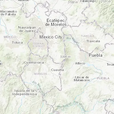 Map showing location of San Mateo Tecalco (19.053150, -98.795760)