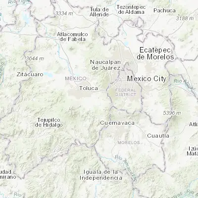 Map showing location of San Miguel Almaya (19.210470, -99.441950)