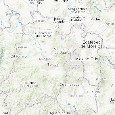 Map showing location of San Miguel Mimlapan (19.448290, -99.463280)