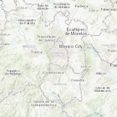 Map showing location of San Miguel Topilejo (19.202640, -99.141930)