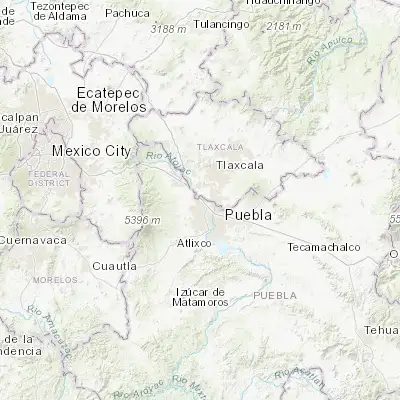 Map showing location of San Miguel Xoxtla (19.167630, -98.307580)