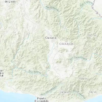 Map showing location of San Pablo Huixtepec (16.819480, -96.781280)