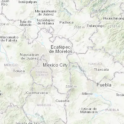 Map showing location of San Pablo Ixayoc (19.473170, -98.795220)