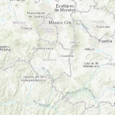 Map showing location of San Pedro Apatlaco (18.793060, -98.959720)