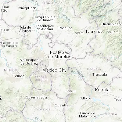 Map showing location of San Pedro Chiautzingo (19.571110, -98.788780)