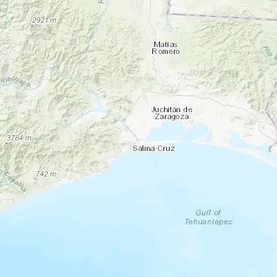 Map showing location of San Pedro Huilotepec (16.246070, -95.150940)