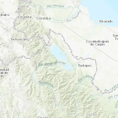 Map showing location of San Pedro Ixcatlán (18.145750, -96.509530)
