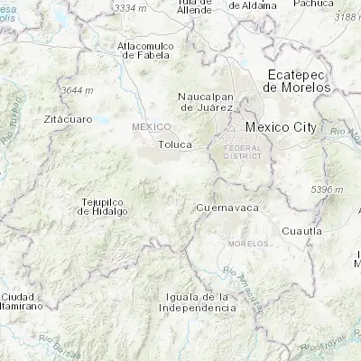 Map showing location of San Pedro Techuchulco (19.113590, -99.524250)
