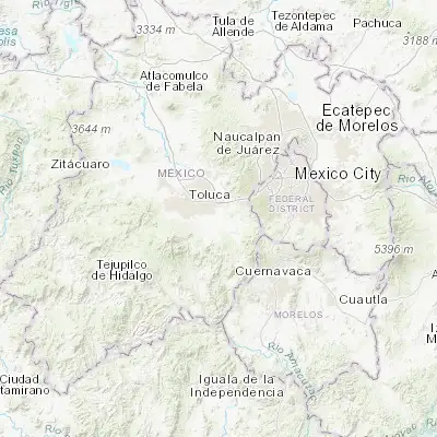 Map showing location of San Pedro Tlaltizapan (19.199730, -99.499560)