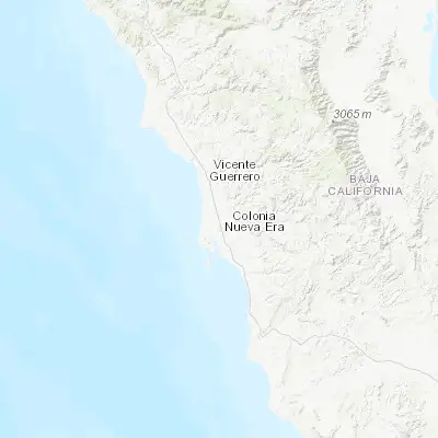 Map showing location of San Quintín (30.572280, -115.946070)