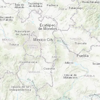 Map showing location of San Rafael (19.209590, -98.756360)