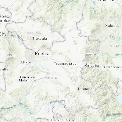 Map showing location of San Simón (18.967330, -97.711970)