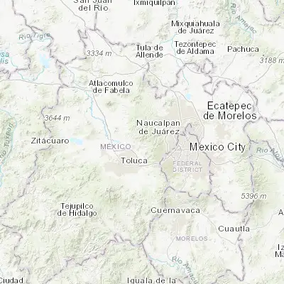 Map showing location of Santa Ana Jilotzingo (19.456170, -99.488360)