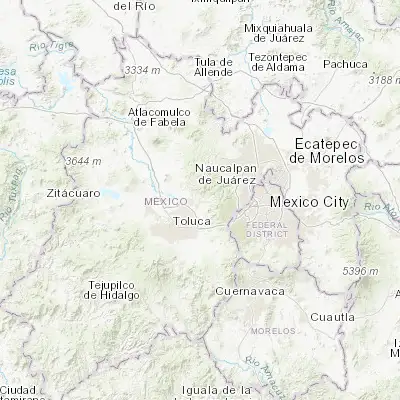 Map showing location of Santa Ana Mayorazgo (19.429510, -99.512700)
